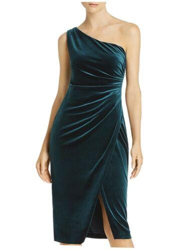 Aqua One Shoulder Dress